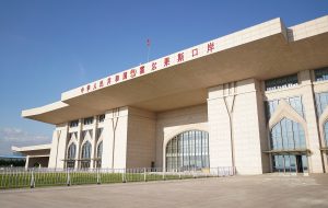 Здание нового пункта пропуска Хоргос