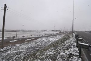 Пункт пропуска Жибек Жолы зимой